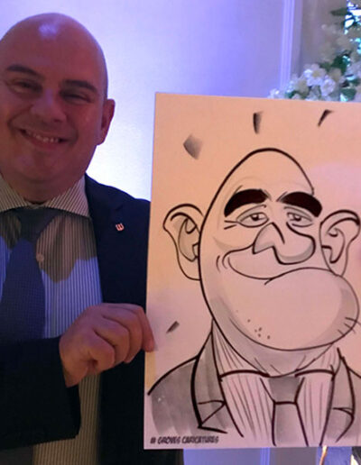 fun face in caricature