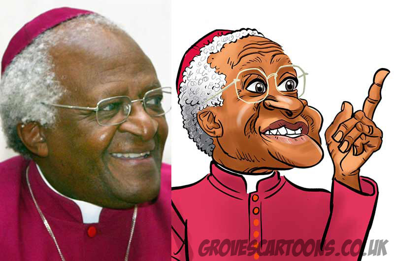 desmund tutu cartoon archbishop desmund tutu caricature