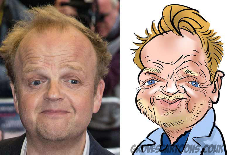 Toby Jones portrait Toby Jones caricature and cartoon