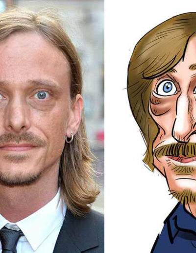 Mackenzie Crook Caricature