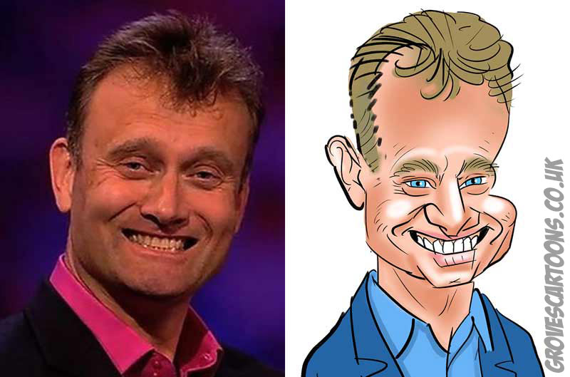 Hugh Dennis portrait Hugh Dennis caricature