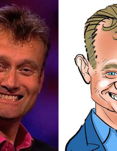 Hugh Dennis caricature