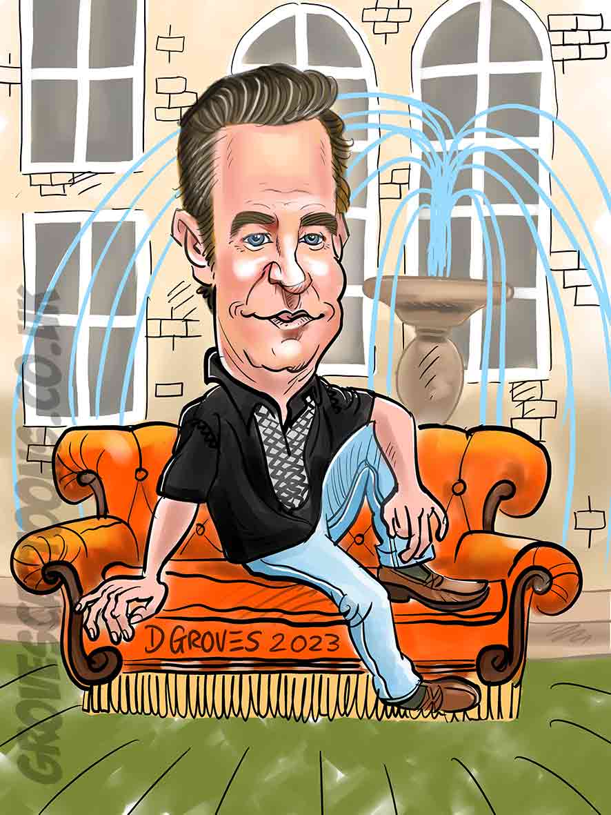 Matthew Perry cartoon Matthew Perry caricature