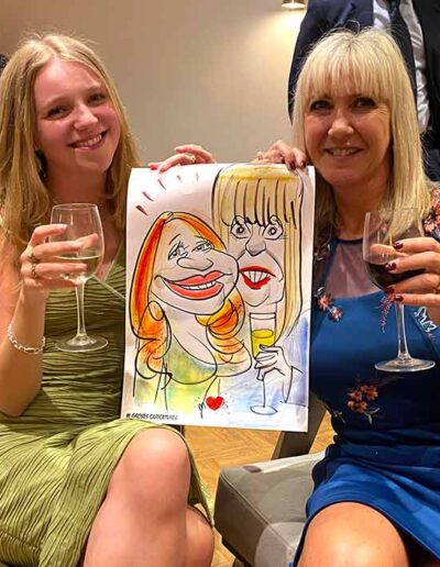 laugh-a-minute caricature