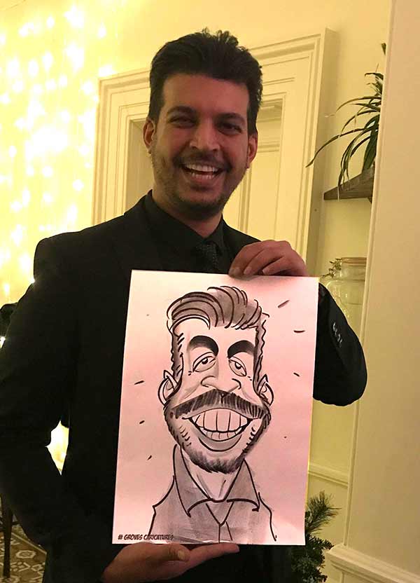 londoner gets a cartoon londoner gets a caricature