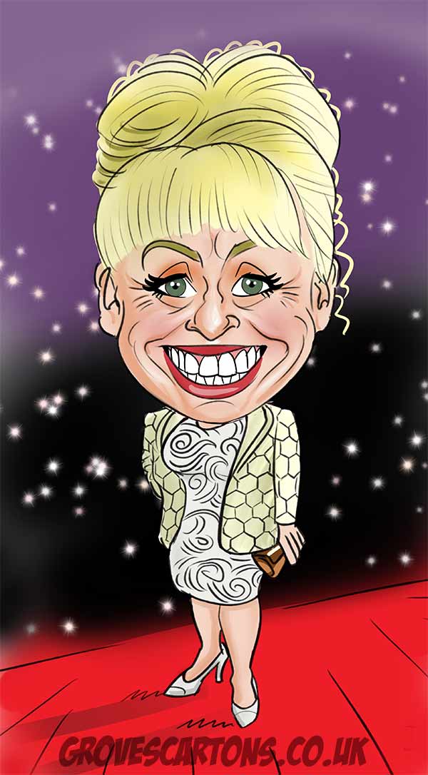 Barbara Windsor Cartoon Barbara Windsor Caricature