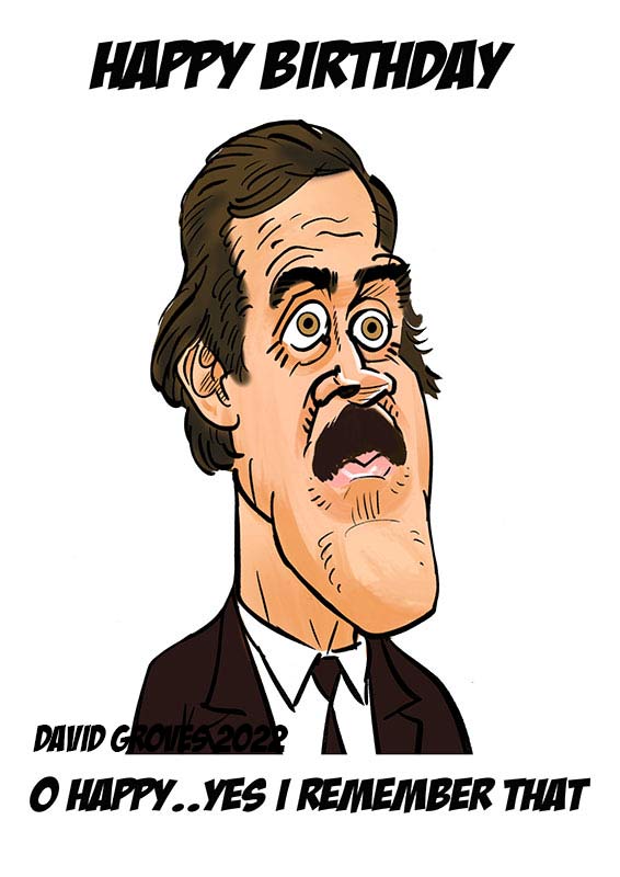 Basil Fawlty Caricature John Cleese Caricature
