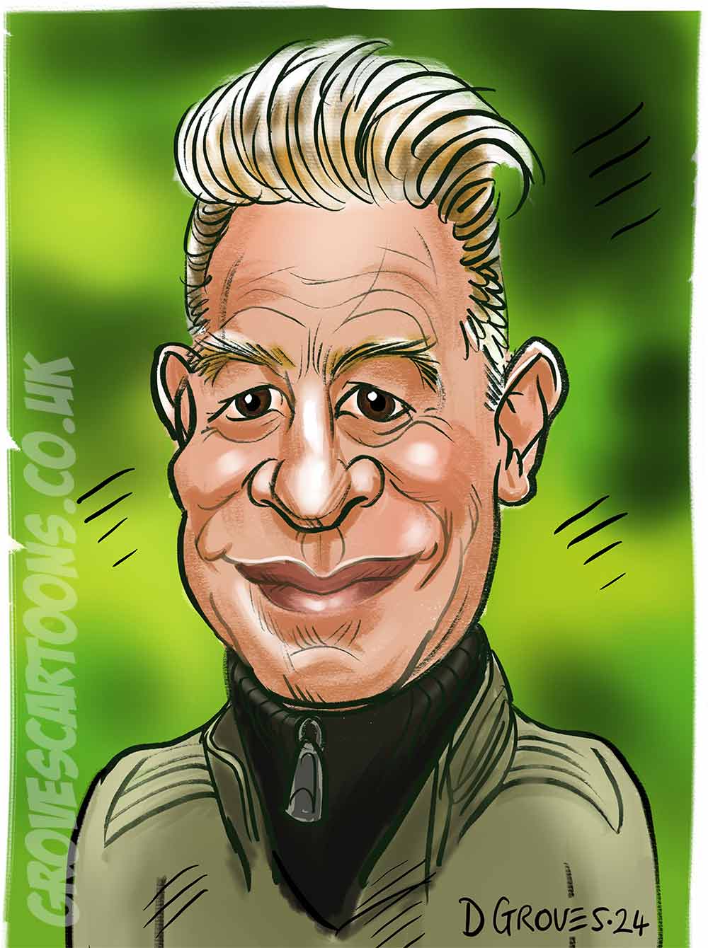 Christ Packham drawing chris packham caricature cartoon