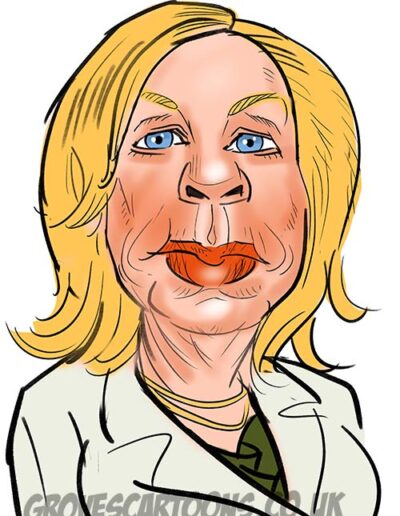 deborah meaden caricature