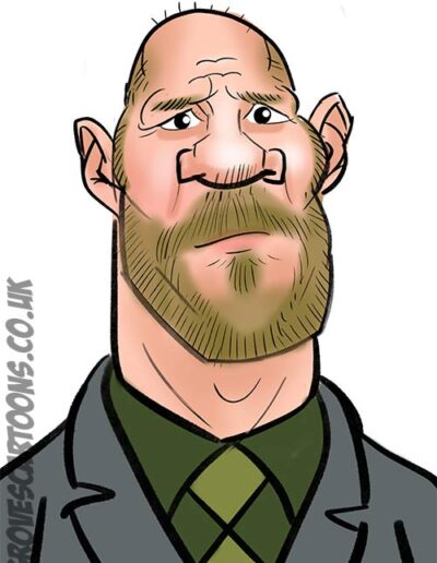 Jason Statham Caricature