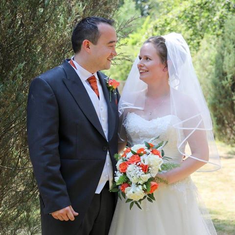 laura and husband wedding shot