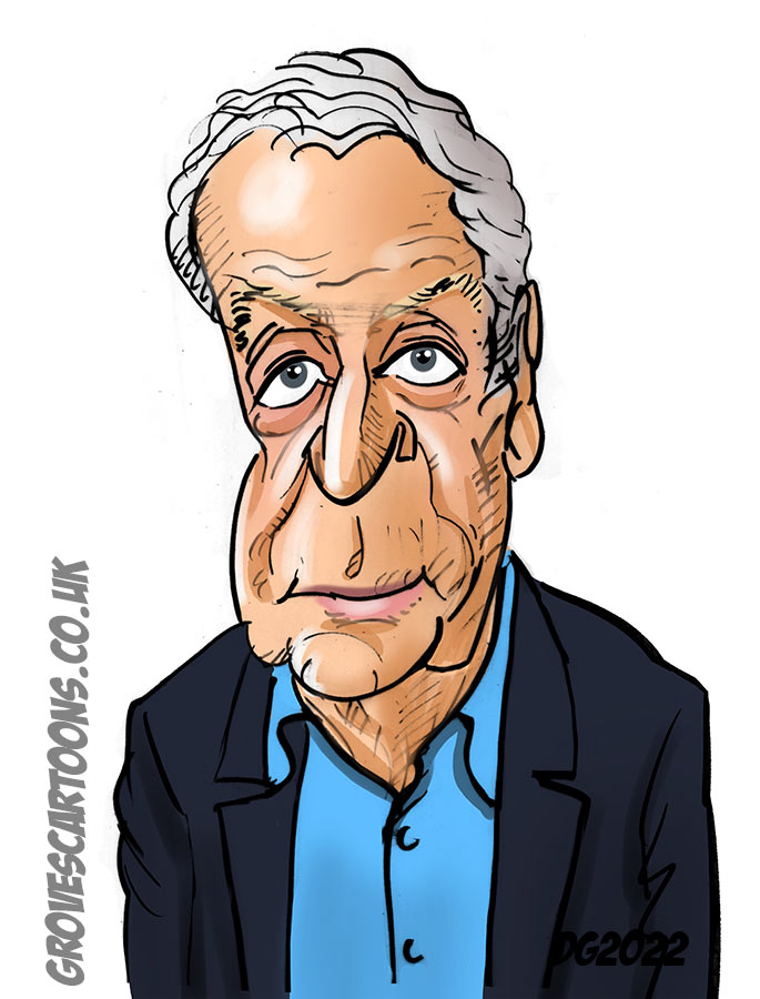 Michael Caine portrait Michael Caine caricature and cartoon