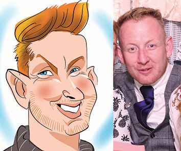 Silver fox builder gets a digital caricature