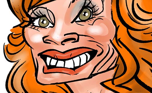 Sandra Redknapp Sandra Redknapp Caricature