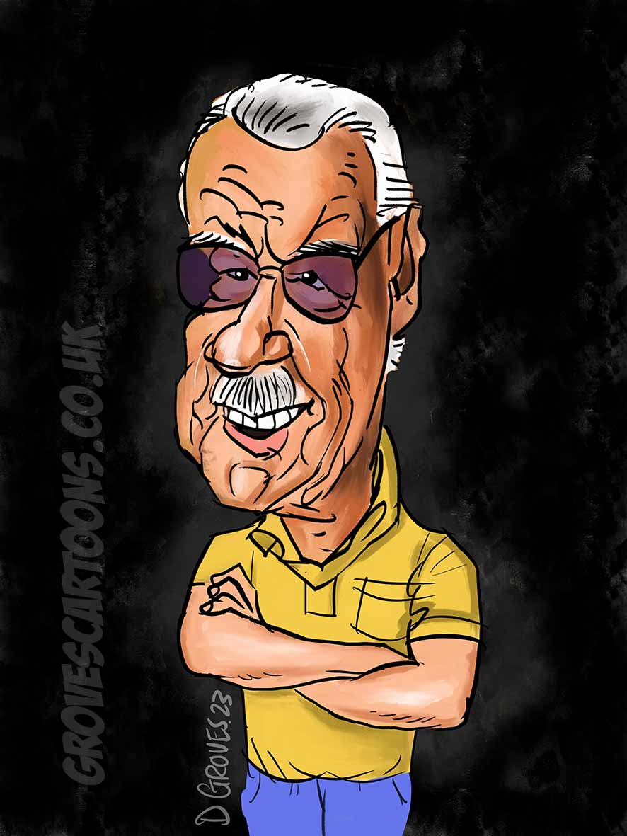 stan lee cartoon Stan lee caricature