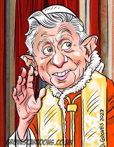 Pope Benedict XVI caricature