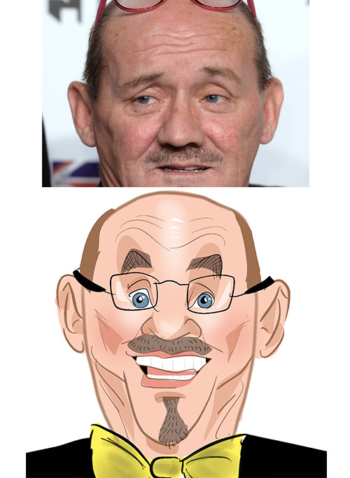 Brendan O'Carroll caricature mrs brown's boys
